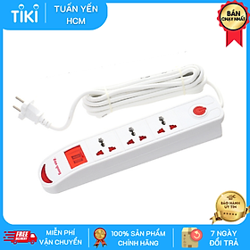 Ổ cắm Điện Quang ĐQ ESK DBW103USB (Kiểu tàu siêu tốc, 3 lỗ 3 chấu, 2 USB, màu trắng)