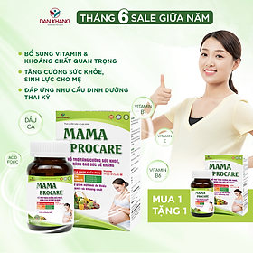 Viên Uống Bổ Sung Vitamin Và Khoáng Chất Cho Phụ Nữ Có Thai Mama Procare Hộp 30 Viên