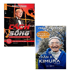 Sách - combo cách sống + quả táo thần kỳ của kimura