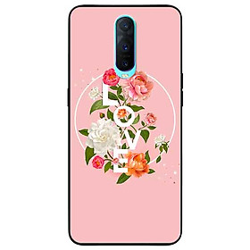 Ốp lưng in cho Oppo R17 Pro Mẫu LOVE Hoa