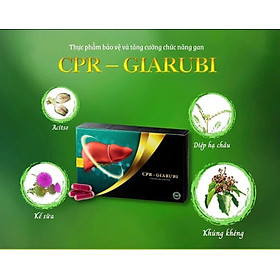 CPR - GIARUBI - Giảm Tác Hại Của Rượu Bia - Hỗ Trợ Mát Gan, Giải Độc Gan