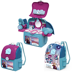 EODS008-963MA Bộ ba lô đeo làm đẹp Frozen (KT 23.8x14.5x26.5cm)