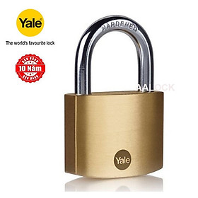 Khóa bấm bằng đồng Yale Y110B/60/132/1 cao cấp của Mỹ, size 60mm, dùng được ngoài trời