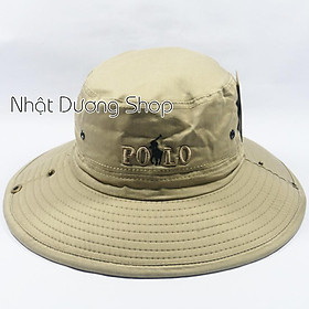 Mũ tai bèo nam hoạ tiết thêu size đầu rộng thoải mái nón tai bèo vành to được đóng sò cao cấp kết hợp vải kaki