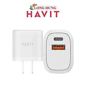 Mua Cốc sạc Havit 1USB 1Type-C 20W PD UC166 - Hàng chính hãng