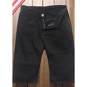 Hình ảnh Quần short jeans nam đen vải dày đẹp Q169 MĐ