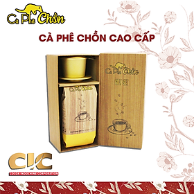 Combo: hộp quà cà phê chồn 500g + bột kem pha cà phê