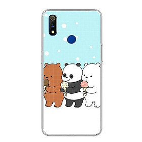 Ốp điện thoại Realme 3 Pro - 0094 PANDA03 - Silicon dẻo - Hàng Chính Hãng