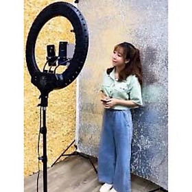 Mua Đèn Led Livestream Full Phụ Kiện  Gồm Chân Đèn Và Kẹp Điện Thoại. Hỗ trợ Livestream  Phun Xăm  Make Up