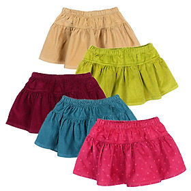 Chân váy nhung midi siêu dễ thương cho bé gái 0.5-7 tuổi từ 8 đến 24 kg 05313-05317