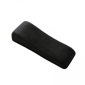2X   Arm Rest Cover Forearms Chair Pad for Office Chairs Black