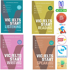 [Download Sách] Combo VIC IELTS Start : Listening , Reading , Writing, Speaking ( Tặng sổ tay)