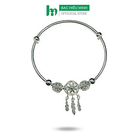 Vòng Tay, Lắc Tay Bạc Ta Charm Deamcatcher Free Size Chính Hãng Bạc Hiểu Minh LTU589