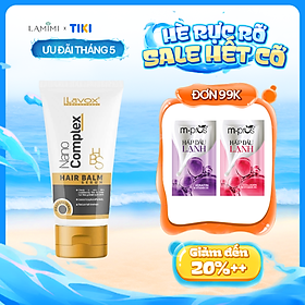 Serum Siêu Dưỡng Tóc Lavox Nano Complex 60ml Hair Balm Giữ Ẩm Tóc, Dưỡng Tóc Mượt Lamimi Chính Hãng