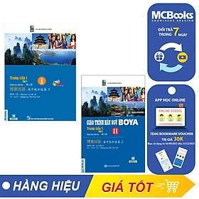 Combo 2 Cuốn Giáo Trình Hán Ngữ Boya Trung Cấp 1  Tập 1  Tập 2  - TKBooks