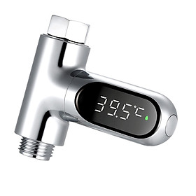 Nhiệt kế phòng tắm, màn hình kỹ thuật số của nhiệt độ tắm LED 0 ~ 100 ℃ Nhiệt kế nước cho màn hình quay 360 ° cho nhà, nhà bếp, phòng tắm