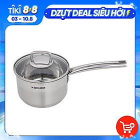 Mua Quánh inox 304 Kocher nấu cháo cho bé 5 đáy size 16cm -Hàng chính hãng