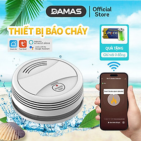 Mua Thiết Bị Báo Cháy - Cảm Biến Báo Khói DAMAS YG03 - Kết Nối Ứng Dụng Thông Minh  Cảnh Báo Qua Apps  Không Dây  Dễ Lắp Đặt