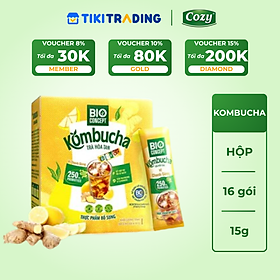 Cozy Trà Kombucha 10 gói x 10g Hộp