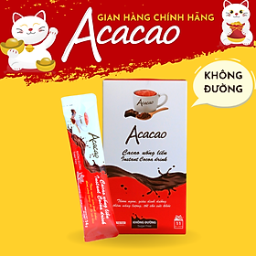 Bột cacao uống liền Không Đường ACACAO giàu dinh dưỡng