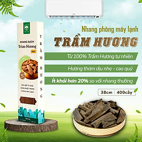 [HỘP 400cây] Nhang Trầm Hương MỘC LÂM - 38cm- Nhang sạch ít khói - Hương thơm dịu nhẹ - Dùng trong phòng máy lạnh