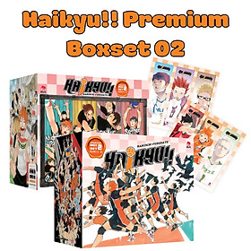 Haikyu!! Premium Boxset 2 (Tập 16-30) Tặng Kèm 2 Set Bookmark PVC + 1 Hộp Bìa Áo Box - Bản Quyền