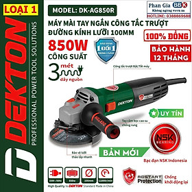 Mua Máy Mài Góc Dekton DK-AG850R chống tự khởi động lại