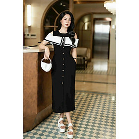 ĐẦM BODY THUN PHỐI MÀU SIÊU ĐẸP