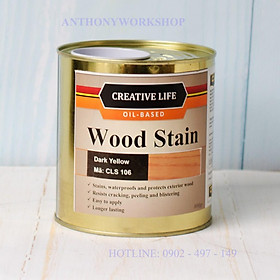 Mua Màu sơn lau gỗ wood stain creative life lon 800g