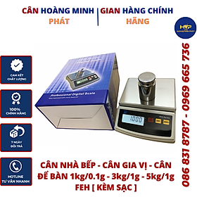 Mua CÂN NHÀ BẾP 5kg 3kg 1kg FEH (cân điện tử mini nhà bếp - kèm củ sạc)) CÂN ĐIỆN TỬ MINI DÙNG CHO GIA ĐÌNH  CỬA HÀNG   CÂN HOÀNG MINH PHÁT