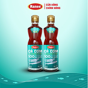 Combo 2 Nước mắm nhĩ dinh dưỡng Ranee cá cơm 40N 500ml