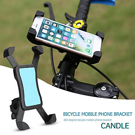 360 Rotating Bike Handlebar Phone Holder Stand Mount Bracket for 3.5-6in