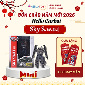 Đồ Chơi Mô Hình Lắp Ráp Xe Hơi Biến Hình HELLO CARBOT Mini Sky Swat