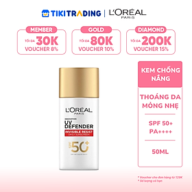 Kem Chống Nắng L'Oreal SPF50+ PA++++ 50ml