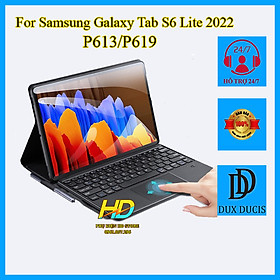 Mua Bao Da Kèm Bàn Phím Chính Hãng Dành Cho Samsung Tab S6 Lite P610/P615 Chính Hãng Dux Duics Có Bàn Di Chuột TouchPad Chống Sốc - Hàng Chính Hãng