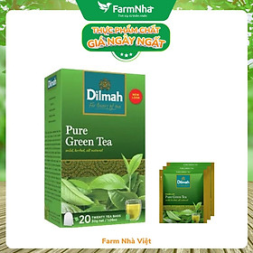 Trà Dilmah All Natural Green Tea Pure Greentúi lọc 30g 20 túi x 1,5gr