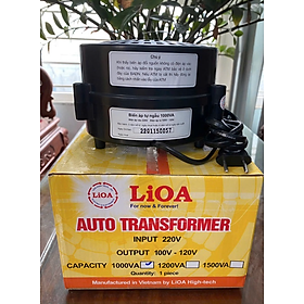 Mua Biến áp đổi nguồn LIOA 220V sang 100V 110V 120V (200VA  400VA  600VA  1000VA  1200VA  1500VA  2000VA)