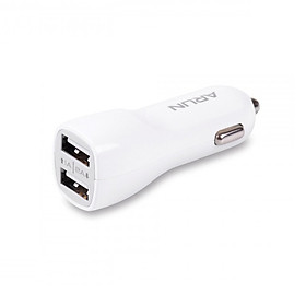 Mua Cóc sạc xe hơi cao cấp Arun 2USB (Trắng) - Hàng chính hãng