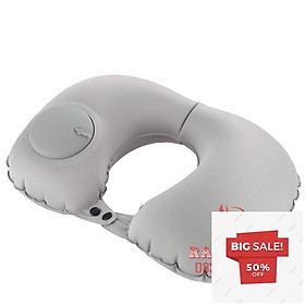 Mua Gối hơi gối kê cổ chữ u tự động bơm tựa đầu để ngủ văn phòng du lịch đi ô tô xe hơi máy bay có nút cài