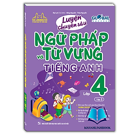 Hình ảnh Sách - Luyện chuyên sâu ngữ pháp và từ vựng tiếng anh lớp 4 tập 2