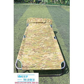 Mua Giường bố vải khung sơn tĩnh điện khung lớn 90cm