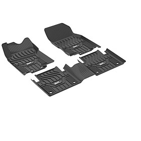 Thảm lót sàn xe ô tô NISSAN QASHQAI 2015- đến nay Nhãn hiệu Macsim 3W chất liệu nhựa TPE đúc khuôn cao cấp - màu đen