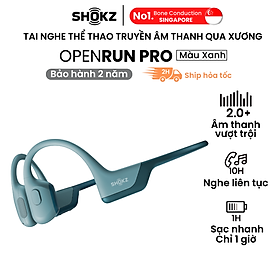 Mua Tai Nghe Bluetooth Thể Thao Truyền Âm Thanh Qua Xương SHOKZ OPENRUN PRO S810 Màu Xanh Dương - Hàng chính hãng