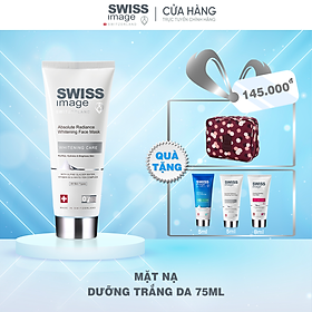 Mặt Nạ Dưỡng Trắng Swiss Image Absolute Radiance Whitening Face Mask 75ml