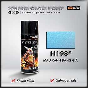 Sơn xịt Samurai Kurobushi - MÀU XANH BĂNG GIÁ H198 400ml