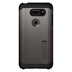 Ốp Lưng LG V30 Spigen Tough Armor A25CS22000 - Gunmetal - Hàng chính hãng