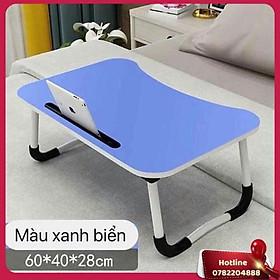 Mua Bàn Học Gấp Gọn Có Khe Để Ipad Điện Thoại Chân Gập Chống Trượt Tiện Dụng - Bhg (Giao Màu Ngẫu Nhiên) - Miễn Phí Vận Chuyển