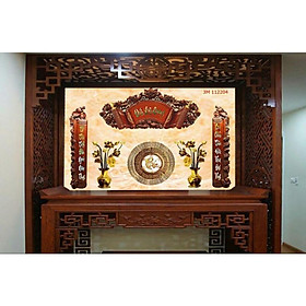 Mua Tranh dán tường 3D cao cấp trang trí phòng thờ  kệ thờ