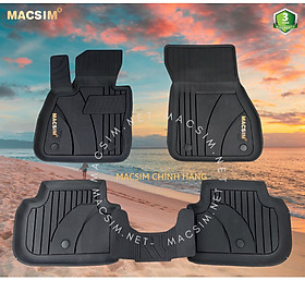 Thảm lót sàn ô tô nhựa TPE Silicon BMW 2 Series 2019+ Black Nhãn hiệu Macsim