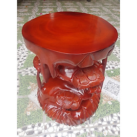 Mua Đôn gỗ kê tượng mặt To Mới Đẹp hay làm ghế ngồi uống trà  thích lắm ạ  Size cái đôn cao 39cm x ngang 32cm  Nghệ nhân tạo đôn gỗ trạm hoa kiểu tầng rất sang đẹp kê các tượng lên trưng trong nhà vừa sang vừa đẹp ạ